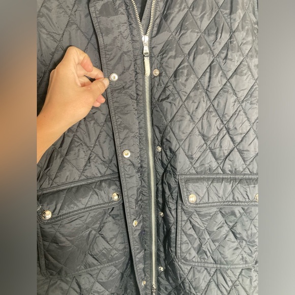 Lauren Ralph Lauren Quilted Puffer Jacket Black Size Medium **read - Picture 4 of 8